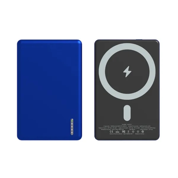 10000 MAH Square Ultrathin Wireless Power Bank w/ Magnet - 10000 MAH Square Ultrathin Wireless Power Bank w/ Magnet - Image 1 of 5