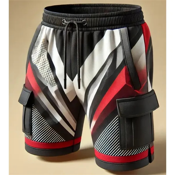 Custom Traditional Sublimated Pocket Shorts - Custom Traditional Sublimated Pocket Shorts - Image 1 of 4
