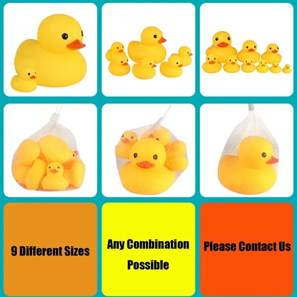 Yellow Rubber Ducks With 9 Sizes Combinable Available - Yellow Rubber Ducks With 9 Sizes Combinable Available - Image 2 of 4