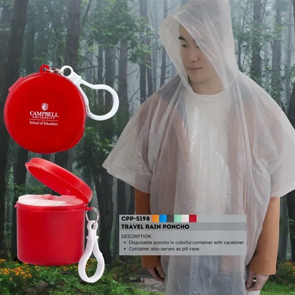 Travel Rain Poncho - Travel Rain Poncho - Image 14 of 14
