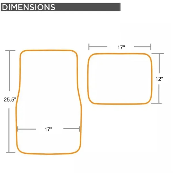 Universal Fully Surrounded PVC Vehicle Protective Floor Mat - Universal Fully Surrounded PVC Vehicle Protective Floor Mat - Image 2 of 3