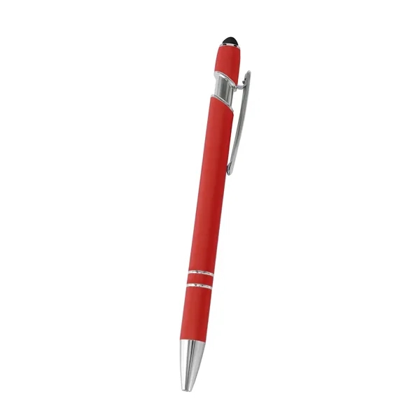 Soft Touch Ballpoint Pen With Stylus Tip - Soft Touch Ballpoint Pen With Stylus Tip - Image 1 of 5