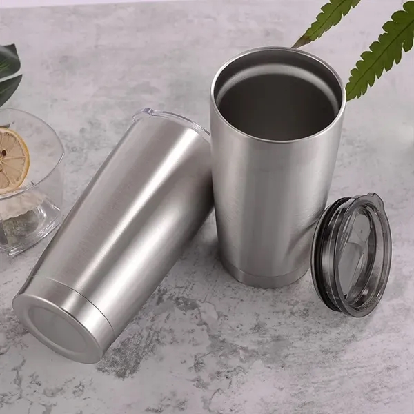 20 Oz Vacuum Insulated Stainless Steel Tumbler - 20 Oz Vacuum Insulated Stainless Steel Tumbler - Image 10 of 14