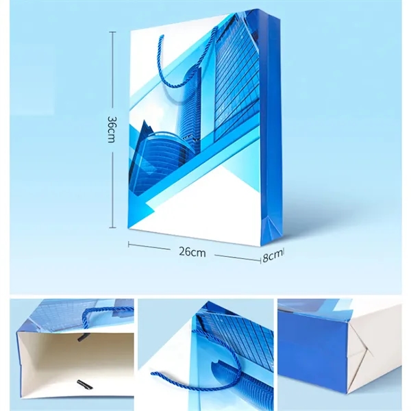 Custom Full Color Matte Laminated Euro Tote Bag - Custom Full Color Matte Laminated Euro Tote Bag - Image 6 of 9