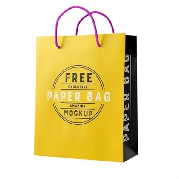 Custom Full Color Matte Laminated Euro Tote Bag - Custom Full Color Matte Laminated Euro Tote Bag - Image 7 of 9