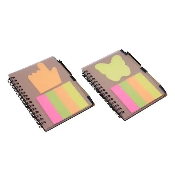 Notebook With Sticky Notes - Notebook With Sticky Notes - Image 1 of 1