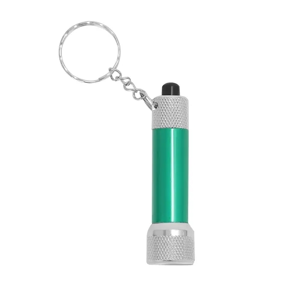 Mini 5 Led Aluminum Flashlight Keychain - Mini 5 Led Aluminum Flashlight Keychain - Image 1 of 3