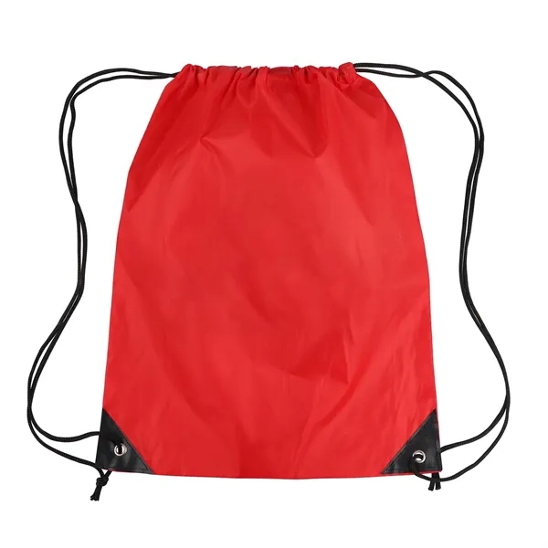 Polyester Drawstring Cinch Backpack - Polyester Drawstring Cinch Backpack - Image 1 of 20