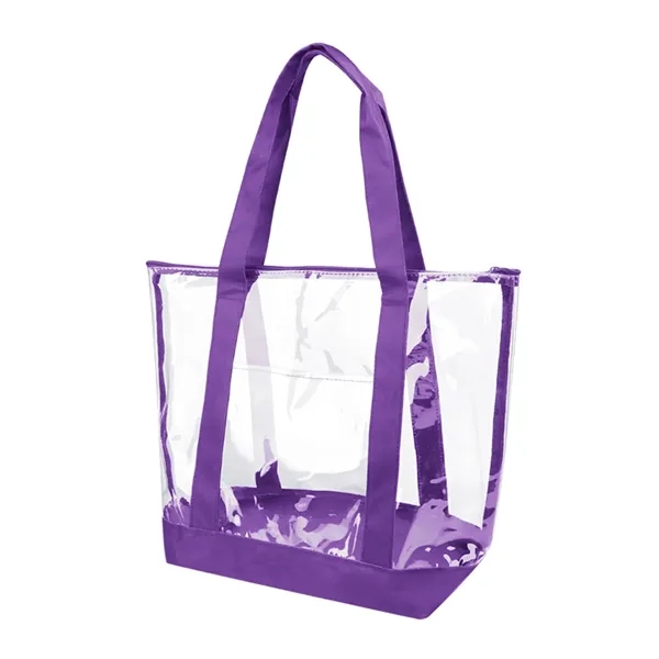 Clear Stadium Tote Bag - Clear Stadium Tote Bag - Image 1 of 10