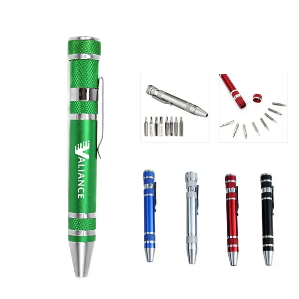 8 In 1 Screwdriver Multi-Tool - 8 In 1 Screwdriver Multi-Tool - Image 0 of 0