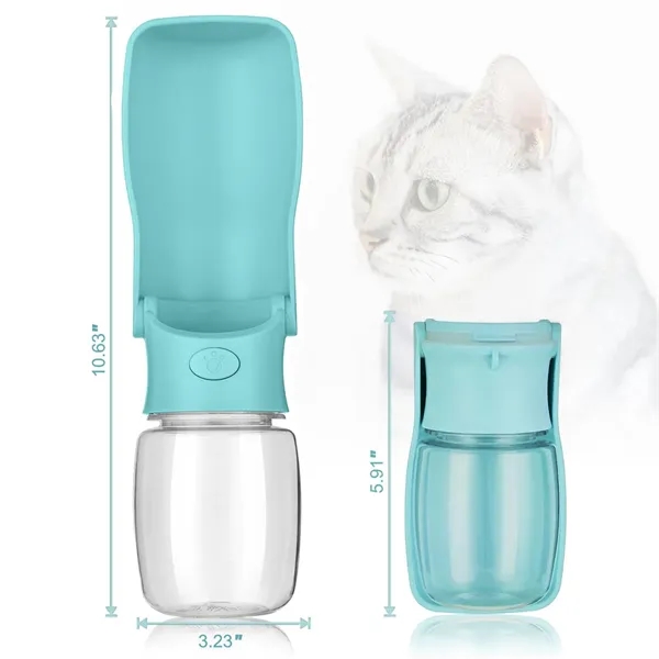 Foldable Portable Dog Water Bottle for Walks - Foldable Portable Dog Water Bottle for Walks - Image 1 of 6