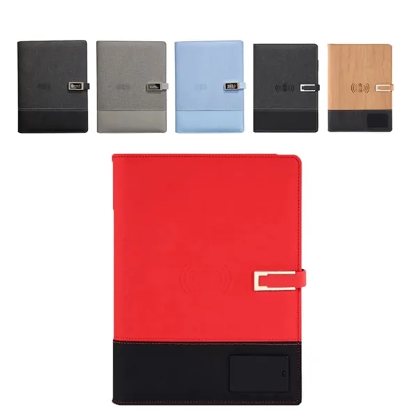 Multi-Functional Wireless Power Bank Notebook - Multi-Functional Wireless Power Bank Notebook - Image 1 of 4