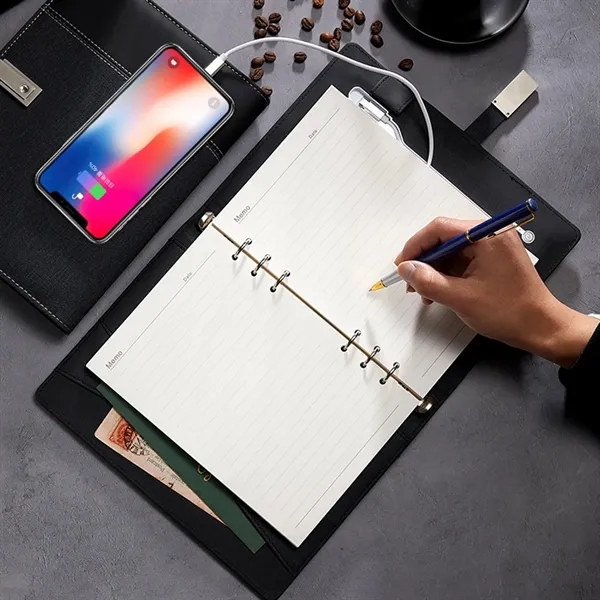 Multi-Functional Wireless Power Bank Notebook - Multi-Functional Wireless Power Bank Notebook - Image 2 of 4