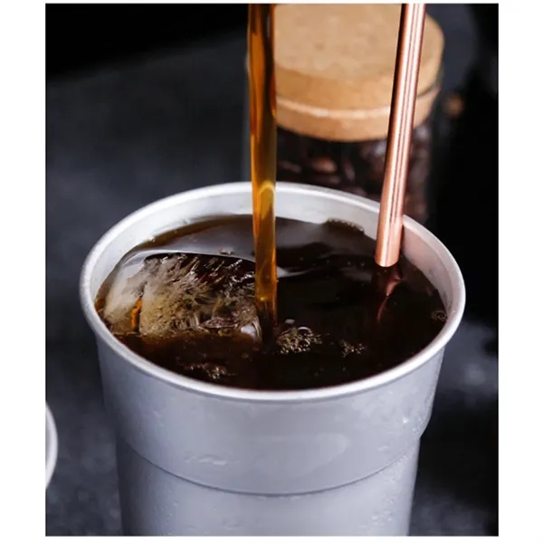 MOQ 100 pcs 16 Oz Stadium Aluminum Cup - MOQ 100 pcs 16 Oz Stadium Aluminum Cup - Image 2 of 4