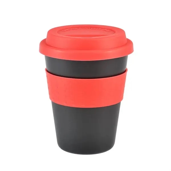 12 oz Coffee Mug w/ Non-Leak Silicone Lid and Insulated Band - 12 oz Coffee Mug w/ Non-Leak Silicone Lid and Insulated Band - Image 3 of 8