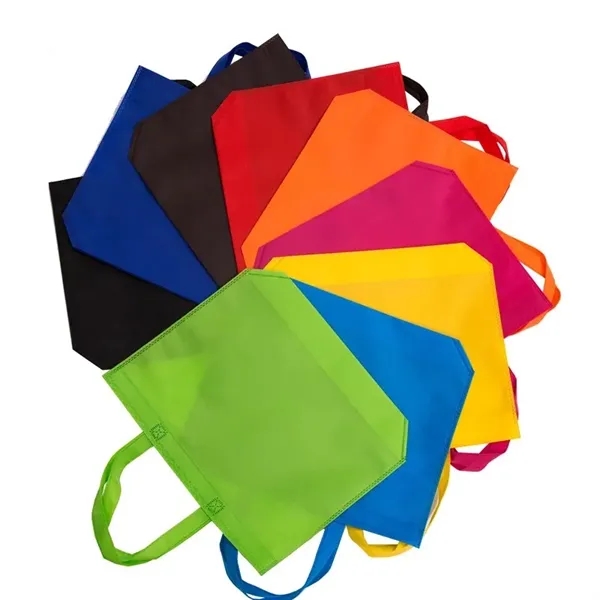 Non Woven Tote Bag 12.5"H x15" W x4"G (Quick Delivery) - Non Woven Tote Bag 12.5"H x15" W x4"G (Quick Delivery) - Image 2 of 2