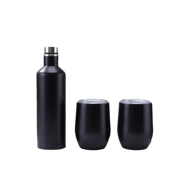 Excellent Gift Insulated Wine Growler And Tumblers - Excellent Gift Insulated Wine Growler And Tumblers - Image 2 of 3
