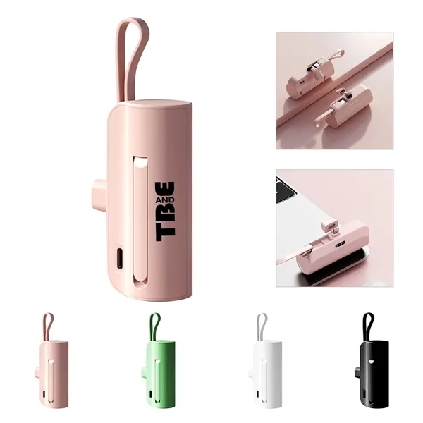 Power Bank Portable Charger W/ Built In Connector - Power Bank Portable Charger W/ Built In Connector - Image 0 of 0