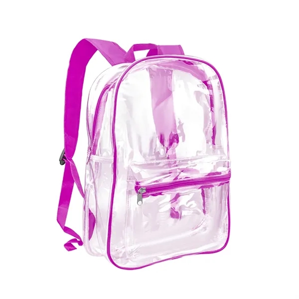 Clear PVC Backpack - Clear PVC Backpack - Image 2 of 9