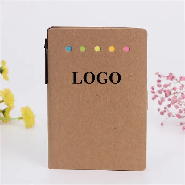 Sticky Note Pads with Ballpoint Pen 4x6" - Sticky Note Pads with Ballpoint Pen 4x6" - Image 1 of 1