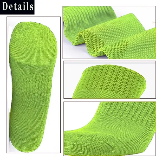 Compression Solid Tube Soccer Football Sport Socks - Compression Solid Tube Soccer Football Sport Socks - Image 3 of 6