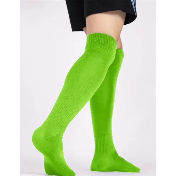 Compression Solid Tube Soccer Football Sport Socks - Compression Solid Tube Soccer Football Sport Socks - Image 4 of 6