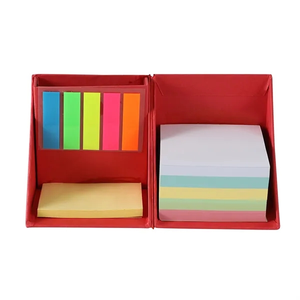 Sticky Notes Cube Box With Pen Holder - Sticky Notes Cube Box With Pen Holder - Image 1 of 3