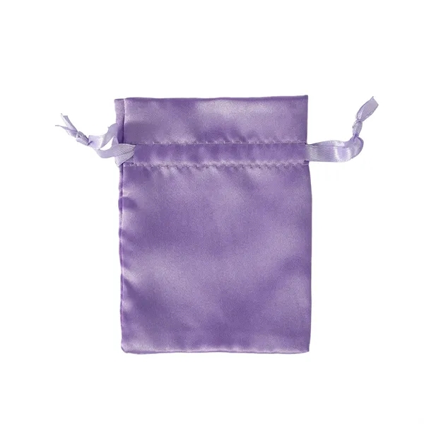 Satin Drawstring Bag - Satin Drawstring Bag - Image 6 of 9