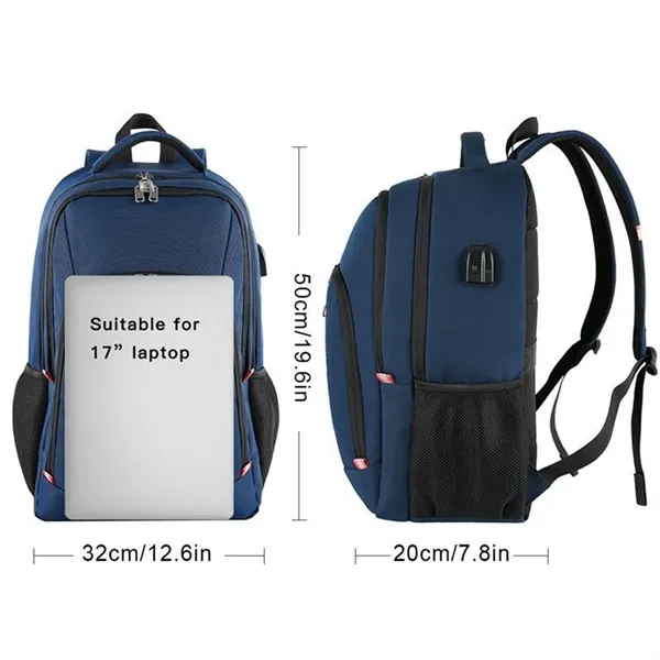 16 Inch Travel Laptop Anti-Theft Backpack with Password Lock - 16 Inch Travel Laptop Anti-Theft Backpack with Password Lock - Image 1 of 8