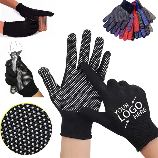 In Stock Anti Slip Nylon Safety Work Glove - In Stock Anti Slip Nylon Safety Work Glove - Image 0 of 4