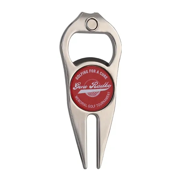 Logo Divot Tool with Bottle Opener - Logo Divot Tool with Bottle Opener - Image 4 of 8