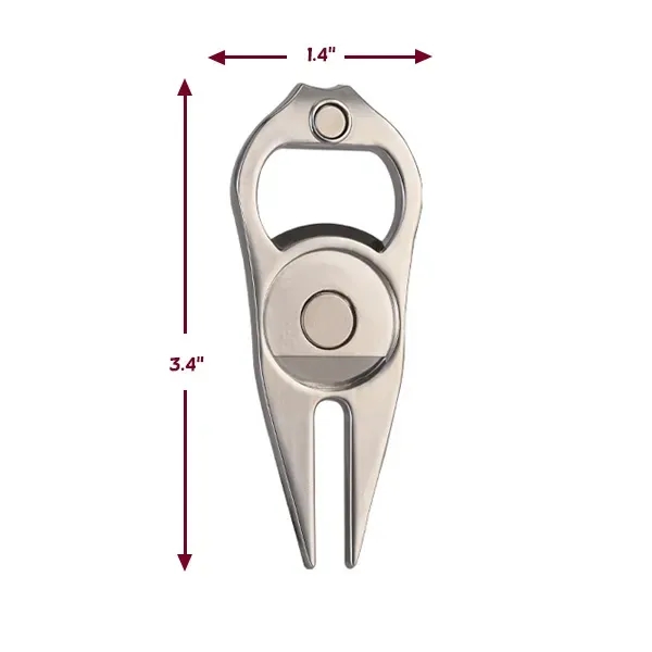 Logo Divot Tool with Bottle Opener - Logo Divot Tool with Bottle Opener - Image 3 of 8