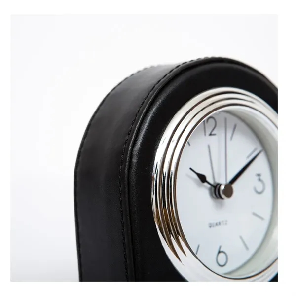 Leather High-end Hotel Living Room Personalized Desk Clock - Leather High-end Hotel Living Room Personalized Desk Clock - Image 3 of 4