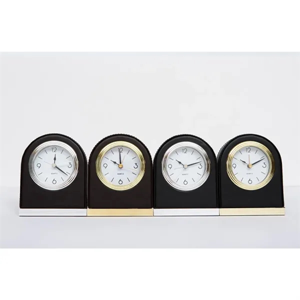 Leather High-end Hotel Living Room Personalized Desk Clock - Leather High-end Hotel Living Room Personalized Desk Clock - Image 4 of 4