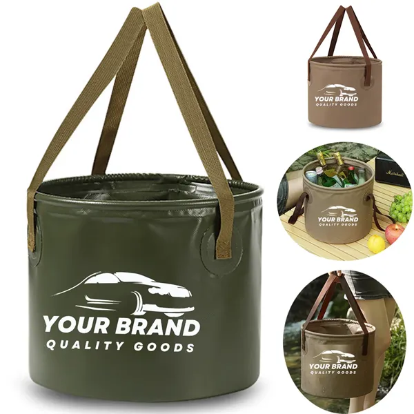 BBQ Accessory Outdoor Foldable Water Container Bucket Bags - BBQ Accessory Outdoor Foldable Water Container Bucket Bags - Image 0 of 5