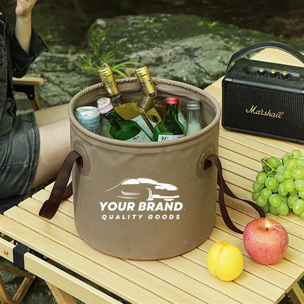 BBQ Accessory Outdoor Foldable Water Container Bucket Bags - BBQ Accessory Outdoor Foldable Water Container Bucket Bags - Image 2 of 5