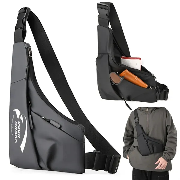 Lightweight Sling Crossbody Chest Bag Men Shoulder Backpack - Lightweight Sling Crossbody Chest Bag Men Shoulder Backpack - Image 0 of 7