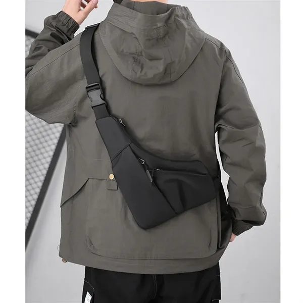 Lightweight Sling Crossbody Chest Bag Men Shoulder Backpack - Lightweight Sling Crossbody Chest Bag Men Shoulder Backpack - Image 4 of 7