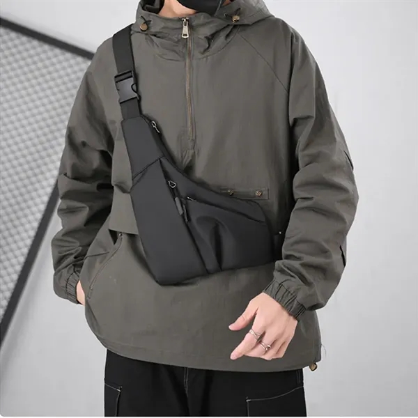 Lightweight Sling Crossbody Chest Bag Men Shoulder Backpack - Lightweight Sling Crossbody Chest Bag Men Shoulder Backpack - Image 5 of 7