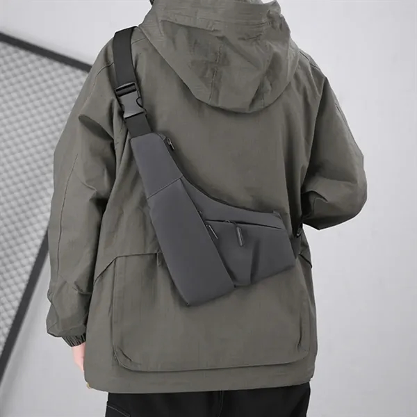 Lightweight Sling Crossbody Chest Bag Men Shoulder Backpack - Lightweight Sling Crossbody Chest Bag Men Shoulder Backpack - Image 7 of 7
