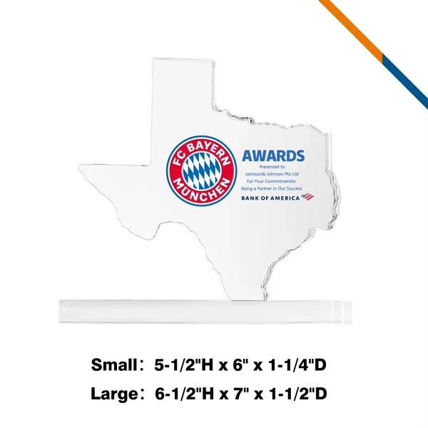 Bevio Texas Crystal Award - Bevio Texas Crystal Award - Image 2 of 3