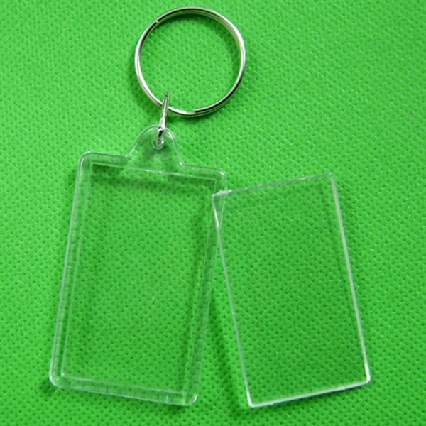 Rectangle Acrylic Photo Insert Keytag - Rectangle Acrylic Photo Insert Keytag - Image 9 of 13