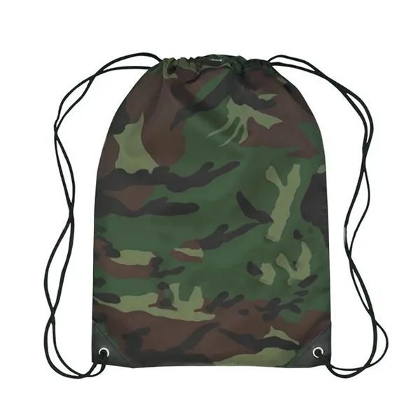 Simply Camo Drawstring Tote Bag - Simply Camo Drawstring Tote Bag - Image 4 of 6