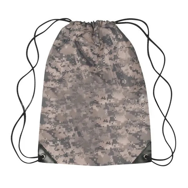 Simply Camo Drawstring Tote Bag - Simply Camo Drawstring Tote Bag - Image 6 of 6