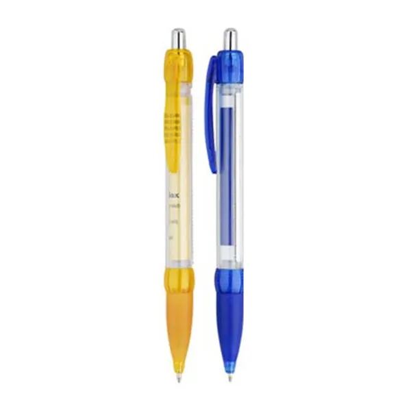 Adventising Plastic Push Ball Point Pen with Printed Paper R - Adventising Plastic Push Ball Point Pen with Printed Paper R - Image 3 of 5