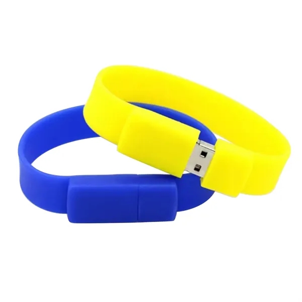 Silicone Wristband Usb Drive Bracelet (8 Gb) - Silicone Wristband Usb Drive Bracelet (8 Gb) - Image 4 of 11