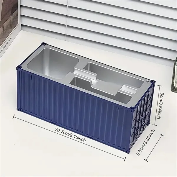Shipping Container Model Pen Holder - Shipping Container Model Pen Holder - Image 1 of 3