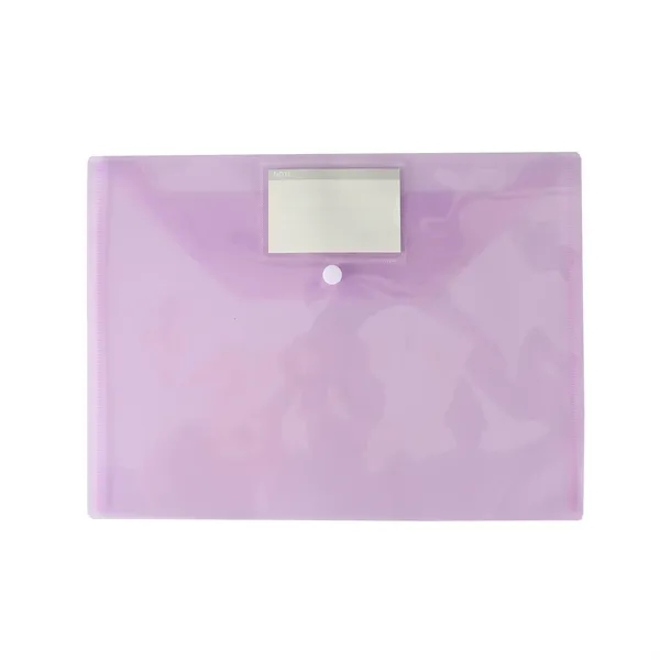 A4 Letter Size Document Envelope Pouch W/ Label Pocket - A4 Letter Size Document Envelope Pouch W/ Label Pocket - Image 2 of 4