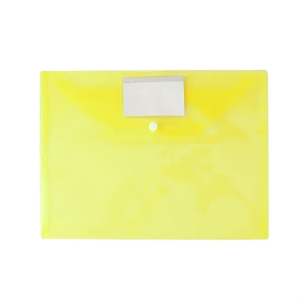 A4 Letter Size Document Envelope Pouch W/ Label Pocket - A4 Letter Size Document Envelope Pouch W/ Label Pocket - Image 3 of 4