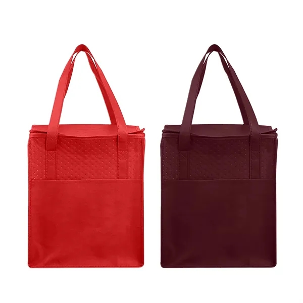 Reusable Non Woven Insulated Lunch Tote Bag - Reusable Non Woven Insulated Lunch Tote Bag - Image 2 of 7